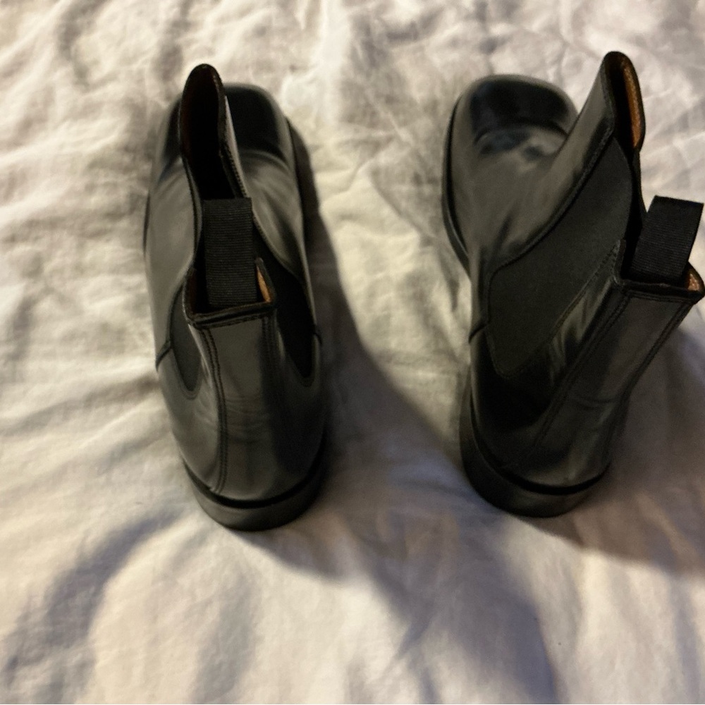 Sandro Black Leather Men's Ankle Boots - Picture 3 of 5